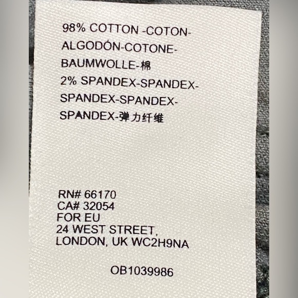 Anthropology Pilcro and The Letterpress High Rise Skinny Corduroy Green Camo 27 - Picture 11 of 13